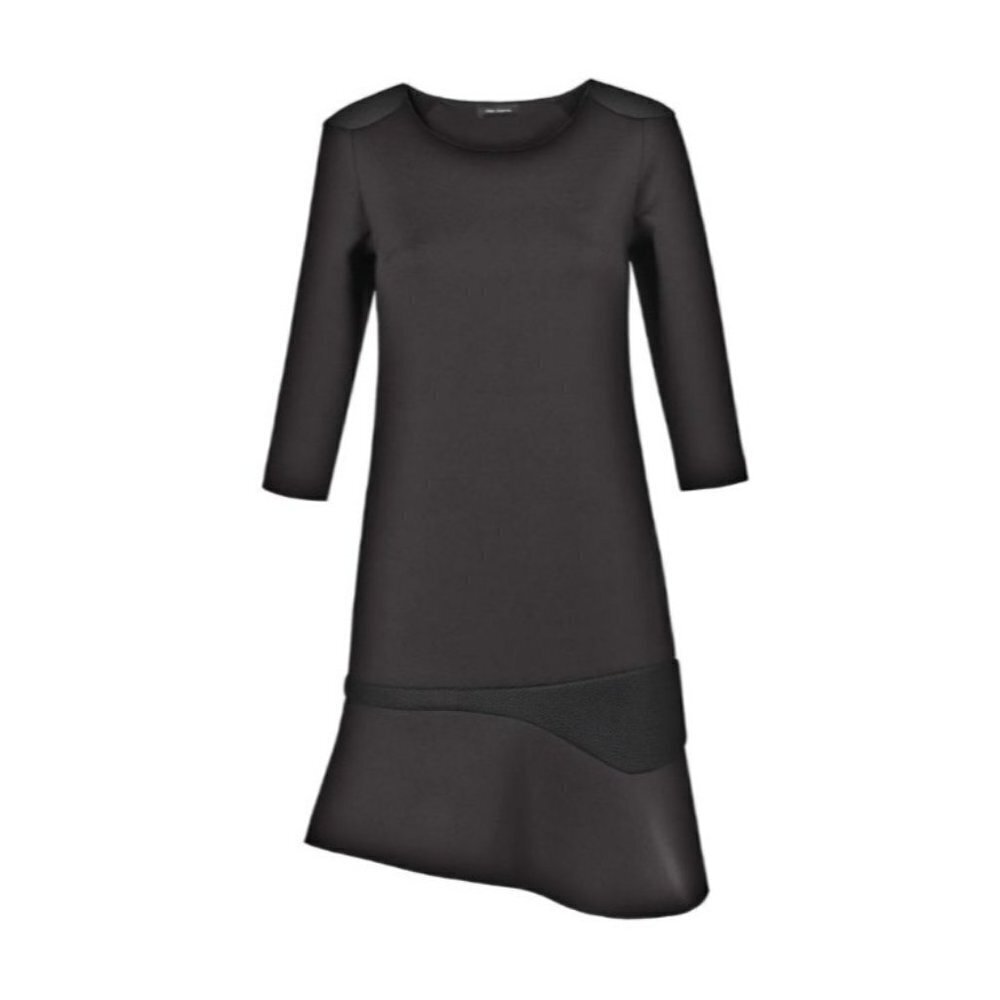 Cop. Copine Asymmetrical Dress Size S Bifore Minimalist Office Capsule Wardrobe‎